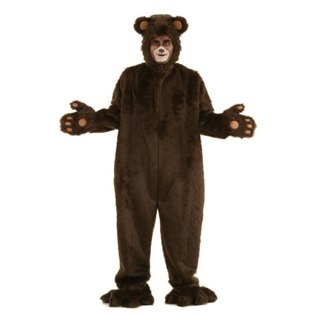 Adult Deluxe Furry Brown Bear Costume