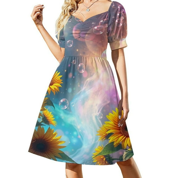 Sunflower Dress Elegant Dresses Plus Sizes Dress Summer 2025 Women Long Dress Women Women's Dress