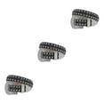 thumbnail image 4 of Decodeary Wide Application Rhinestone Belt Western Belt For Parties Bars And Concerts Modify Waist Line Black+White 115cm 3Set, 4 of 6
