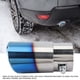 thumbnail image 5 of Punta de silenciador de escape de coche de acero inoxidable atornillada de entrada de 2 pulgadas azul quemado Likrtyny Accesorios para autos y motos, 5 of 9