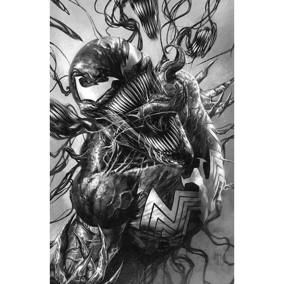 VENOM #1 (MARCO MASTRAZZO B&W FAN EXPO VARIANT 2021 Comic Book ~ Marvel