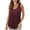 Tank Tops for Women under $5-Wine, variant on Brilliant Tank Tops for Women under $5 Women's New Solid Color Round Neck Camisole Sleeveless Tank Tops Red XXL