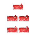 thumbnail image 3 of VONKY Add Of Color And Style To Outdoor Space Printed Spring Mailbox Cover Abstract Style Colorful Mailbox Cover Cloth YTYH2309036 5Set, 3 of 6