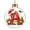 A, variant on 3.15 Inch Christmas Ball Ornament with Warm LED Lights – Clear Acrylic 2D Letter Hanging Decoration for Tree, Window & Mantel