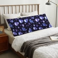 thumbnail image 4 of Fotbe Skull flower leaf purple Funda para Almohada Corporal con Diseño, Funda de Microfibra Ultrasuave de 20x54 Pulgadas, Ropa de Cama Elegante, 4 of 7