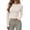 G-Beige lightweight sweaters, variant on Women's Cropped Sweaters Crew Neck Cable Knit Long Sleeve Slim Fit Pullover Tops Fall Winter Fitted Sweaters for Women Wine S-XXXL