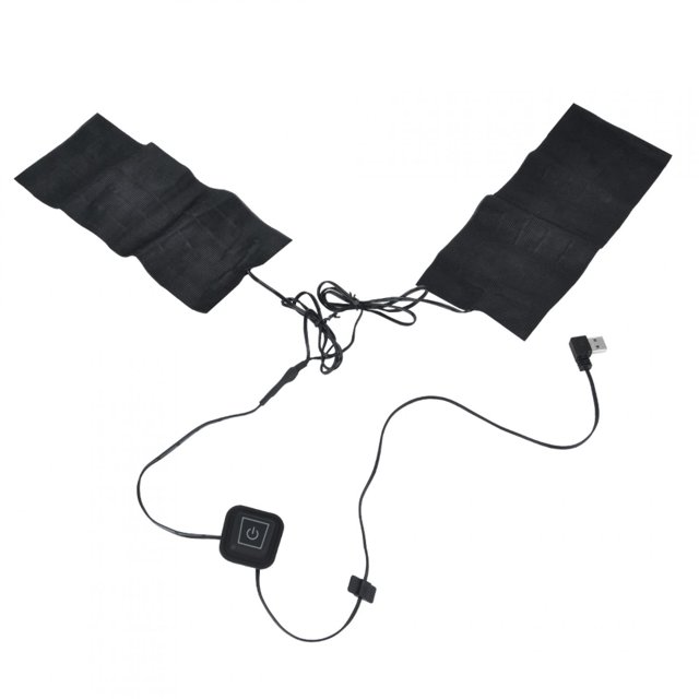 Peahefy 2 in 1 5V USB Electric Heating Pad Neck Lumbar Vest Warmer Heater Cloth, USB Heating Pad, Electric Heating Cloth
