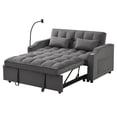 thumbnail image 6 of Miekor Furniture Sofa Bed with Trundle Dark Grey MK6898, 6 of 12