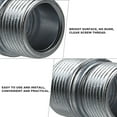 thumbnail image 4 of MasteelfCA DOITOOL 4pcs Carbon Steel Double Head Shelf Support Nut Rack Nut Connectors Replacement Storage Shelves Parts, 4 of 9