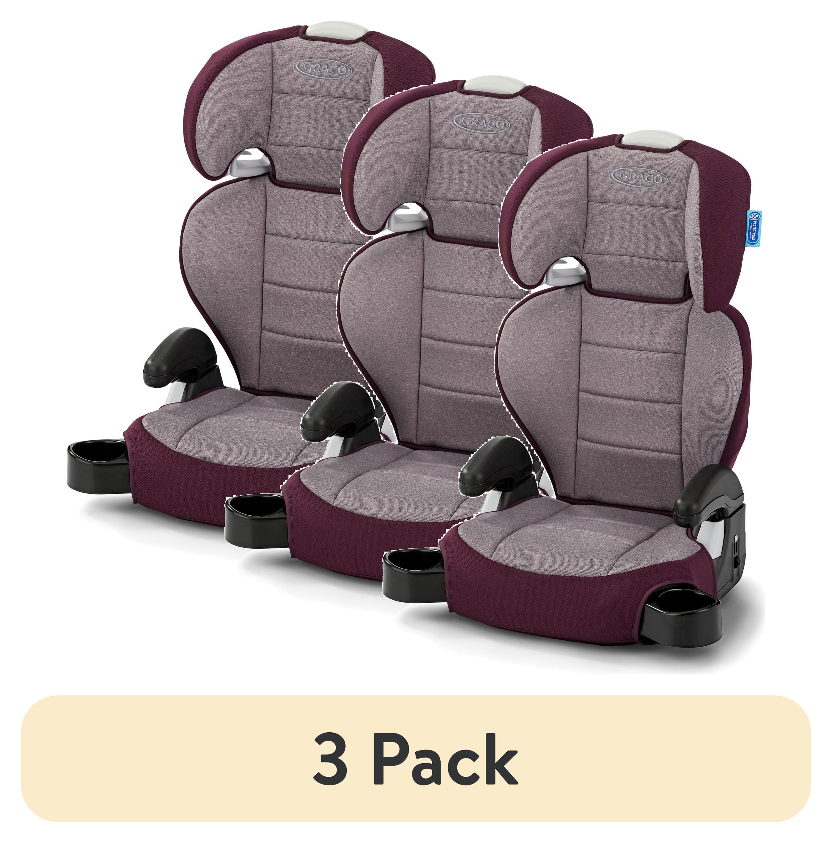 (3 pack) Graco TurboBooster 2.0 Highback Booster Seat, Freya, Purple
