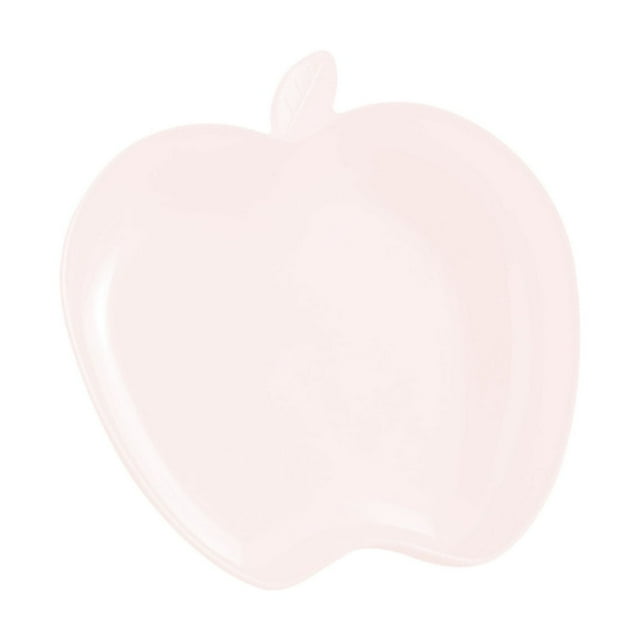 Kitchen Tools Apples Shape Plates Impregnable Dinner Plates Dishwasher Microwave Safe Plastic Plates Reusable Lightweight Plates Kitchen Or Camping 3.35X3.15 Inches