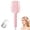 Pink, variant on Adjustable DIY Hair Thinning Trimmer Comb, Double-Sided Razor Hair Cutting Comb for Bangs, Layers, Split Ends, Thinning and Home Styling