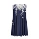 thumbnail image 5 of Vestido de Verano Casual, Vestido de Cuello en V sin Mangas Impreso Suelto Hecho de Poliéster Cómodo para el Uso Diario de Verano de Primavera, Vestido de Verano de Mujer, 5 of 5