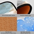 thumbnail image 2 of 2-Piece Kitchen Rugs Set Non-Slip Mats Carpet Floor for Kitchen, Bathroom (19.7"x27.6" & 19.7"x47.2") Watercolor Ink Splashes Pattern, 2 of 7