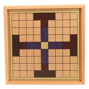 WE Games Kings Table Wooden Board Game, Tablut Viking Strategy Game