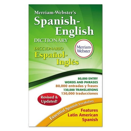 2PK Merriam-webster’s Spanish-english Dictionary, 928 Pages