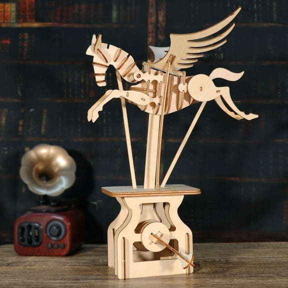 3D Puzzles Adults Crafts To Build Mechanica Pegasus DIY Wooden Model Kits Christmas Gifts For Women