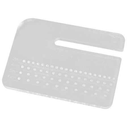 Soimiss Jewelry Hole Punch Tool Punch Plate Acrylic 1Set