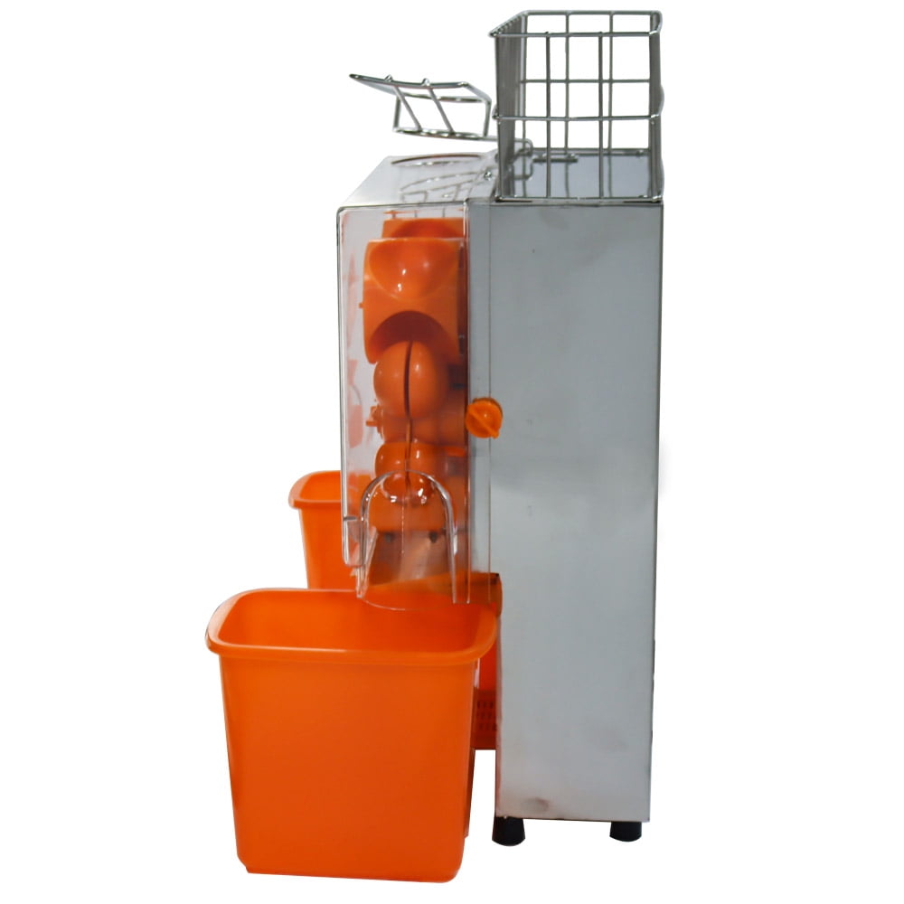 Orange Juice Extractor Machine Plastic Basket Commercial 110V