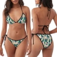 thumbnail image 3 of Balery Flamingo Pijama Estampado Bikini de Dos Piezas para Mujer - Conjunto de Bikini Ajustable Sexy y Cómodo para Playa, 3 of 6