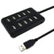 thumbnail image 3 of Methold Oficina en casa Portátil USB 2.0 Hub Universal USB-A Adaptador Doble 10 puertos Convertidor 480Mbps Divisor de velocidad rápida Videojuegos y accesorios, 3 of 6