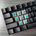 thumbnail image 3 of Teclado mecánico con cable Motospeed CK67 de 67 teclas, efecto de luz RGB, tecla ABS, interruptores Kailh Blue, cable de datos desmontable, negro., 3 of 6