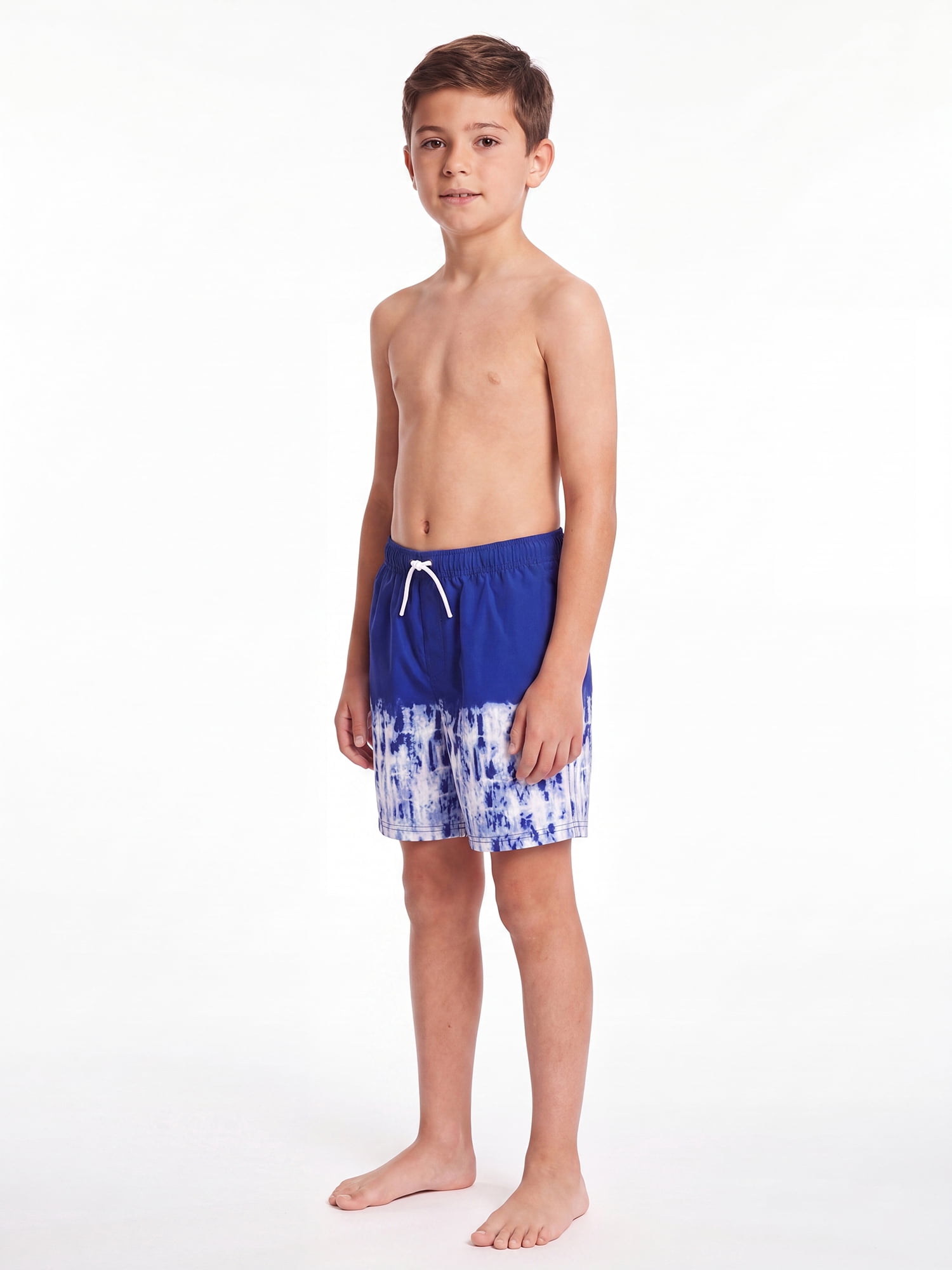 Ocean Gear Boys Print 6 inch Swim Trunk with Compression Liner , Sizes 4-18