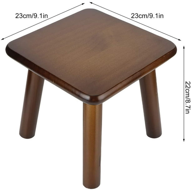 Wood Stool Multi Usage Small Seat Stool for Kids Household Foot