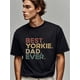 thumbnail image 3 of [Funny Yorkie Dad Tee] 100% Cotton Funny Crew Neck Yorkie Dad Ever Black T-Shirts For Men - Soft Breathable Gym-Friendly Casual T-Shirt, 3 of 5