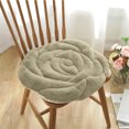 thumbnail image 3 of YAOMOBB Coussin de Siège Rond Chaud Épaissi Antidérapant en Forme de Rose, 3 of 6