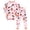 Pink, variant on NOEGOEU Kids Cute Graphic Halloween Pajamas Boys Girls Long Sleeve Sleepwear Set 2 Piece 2-9 Years (Light Purple,3-4 Years)