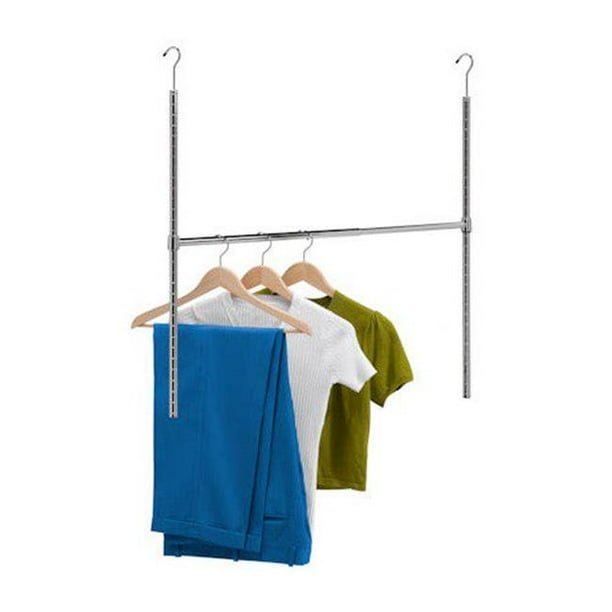 TOOL Chrome Adjustable Hanging Closet Rod