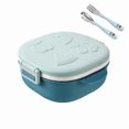 thumbnail image 3 of Stainless Steel Insulated Lunch Box, Healthy Food Storage Container for Students, School, Office, Meal Blog, 3 of 5