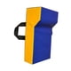 thumbnail image 3 of Escudo de tackle de fútbol con cuña, almohadilla de bloqueo deportivo, regalo, almohadilla de bloqueo de fútbol, escudo con cuña para deportes de Adultos Azul Amarillo, 3 of 10