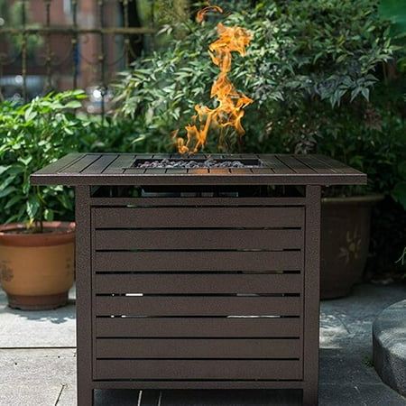 Legacy Heating Steel Propane Fire Pit Table Walmart Com