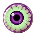 thumbnail image 3 of Spooky Halloween Wooden Eyeball Hanging Ornaments, Luminous Glow In Dark Creepy Eye Decor, Horror Pendant for Front Porch, Door, Tree, Halloween Party Decoration, 3 of 9