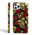 thumbnail image 1 of Tobelint Case for iphone 12 Pro Max,Skull Lovers Rose Pattern Case with Side Print,Slim Bumper Full Cover, 1 of 5