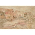 thumbnail image 2 of Tadeusz Makowski 24x17 Gold Ornate Framed and Double Matted Museum Art Print Titled - Breton Landscape with a Sitting Man (1924), 2 of 4