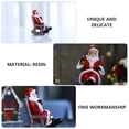 thumbnail image 3 of Silla mecedora de resina 1pc Ornamento de Santa Claus Ornamento de Navidad (color surtido), 3 of 8
