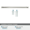 thumbnail image 5 of Amerock Bellamy 12-5/8 inch (320mm) Center-to-Center Satin Nickel Cabinet Pull, 5 of 7