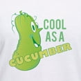 thumbnail image 3 of CafePress - Cool Cucumber T Shirt - Womens Cotton V-Neck T-shirt, 3 of 4