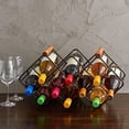 thumbnail image 3 of Gourmet Basics by Mikasa 12-Bottle Metal Stackable Wine Storage Rack, Antique Black, 3 of 4