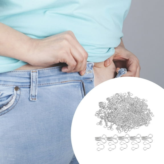 Masteelf  100 Pcs Clothing Discipline Buckle Sewing Hooks and Eyes