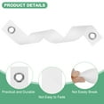 thumbnail image 2 of Uxcell 16-Pack Tree Straps for Staking, 1.5 Inch x 15.7 Inch for Leaning Tree Protection [Blanco], 2 of 6