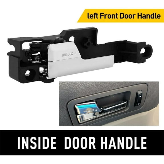Front Inner Inside Door Handle Chrome Left Driver Side for Ford Fusion 2006-2012