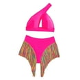 thumbnail image 4 of Bikini para mujer Set elegante para trajes de baño de nylon para vacaciones de vacaciones salón de natación SG, 4 of 8