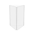 thumbnail image 2 of 10 Pack Sign Holder 5 x 7 Inch Fliers 3 Panel Countertop Multi View Advertisement Menu Flyer Frame Table Tent Office Space Saver Clear Acrylic Display by Marketing Holders, 2 of 4