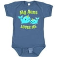 thumbnail image 3 of Inktastic My Aunt Loves Me Cute Narwhal Boys or Girls Baby Bodysuit, 3 of 5
