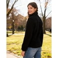 thumbnail image 2 of Pioneer Camp Women's Fuzzy Fleece Jacket, Warm Fleece Full Zip Jacket Cozy Stand Collar Coat with Pockets Casual Workout, 2 of 6
