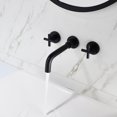 thumbnail image 4 of Robinet de Salle de Bain Mural Noir Mat, 4 of 5